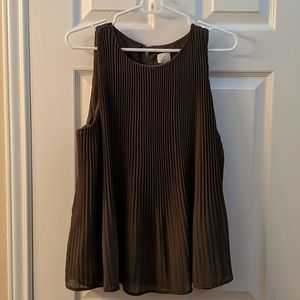 A New Day (Target) olive sleeveless blouse